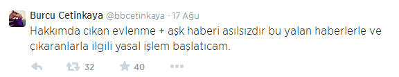 Burcu Çetinkaya'dan o iddialara sert cevap!